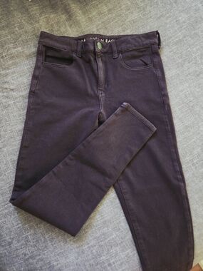 American Eagle Outfitters Plum Hi-rise Jeggings